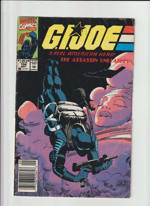 Marvel Comics GI Joe (1982 Marvel) #104 old rare vintage collectable retro