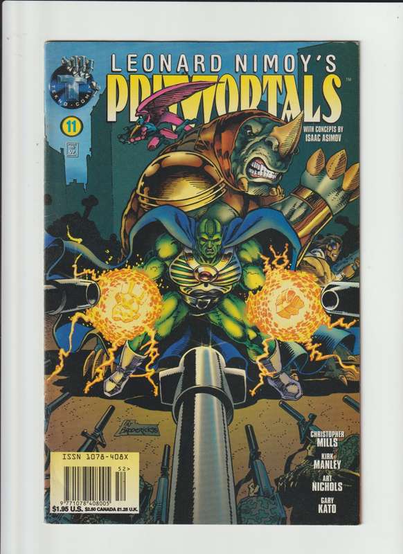 Tekno Comix Primortals (1995 1st Series) #11 rare collectable