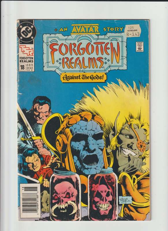 DC comics Forgotten Realms (1989) #18 old rare retro vintage collectable