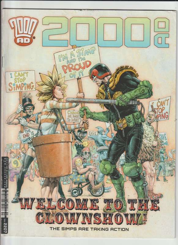 2000 AD Prog 2207 Welcome To The Clownshow released 11th Nov 2020 rare comic book collectable
