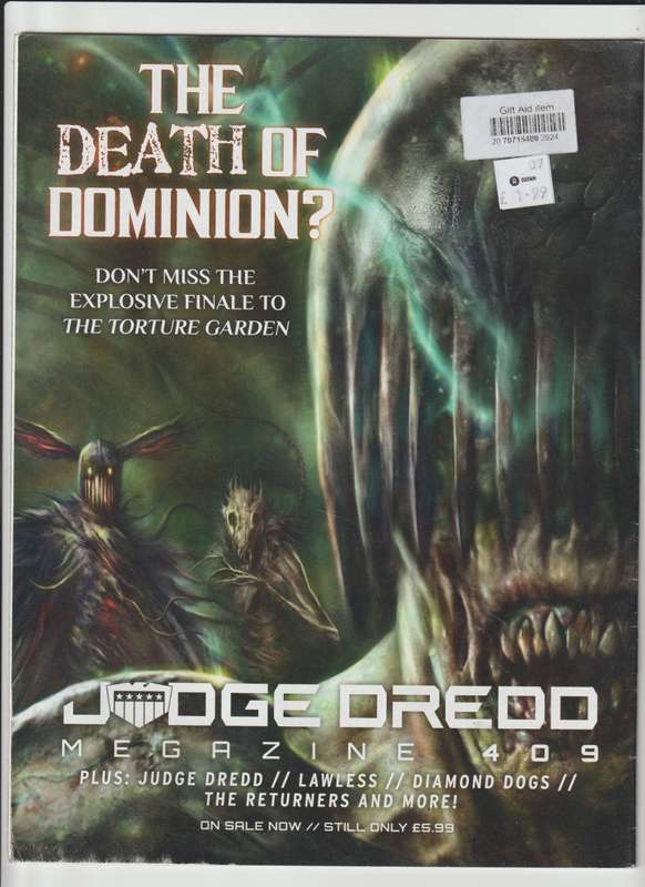 2000 AD Prog 2136 Last chance to shine Released 18th Jun 2019 rare comic book collectable