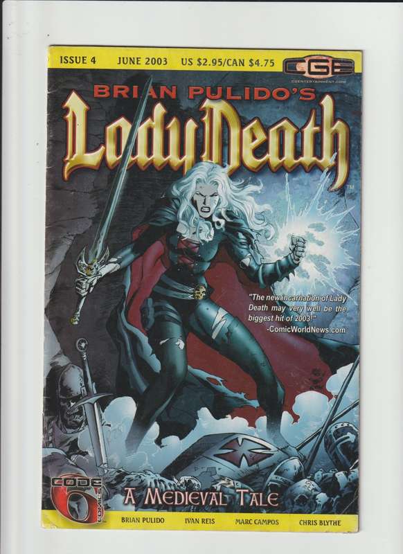 Code Comics Lady Death Medieval Tale (2003) #4 rare collectable