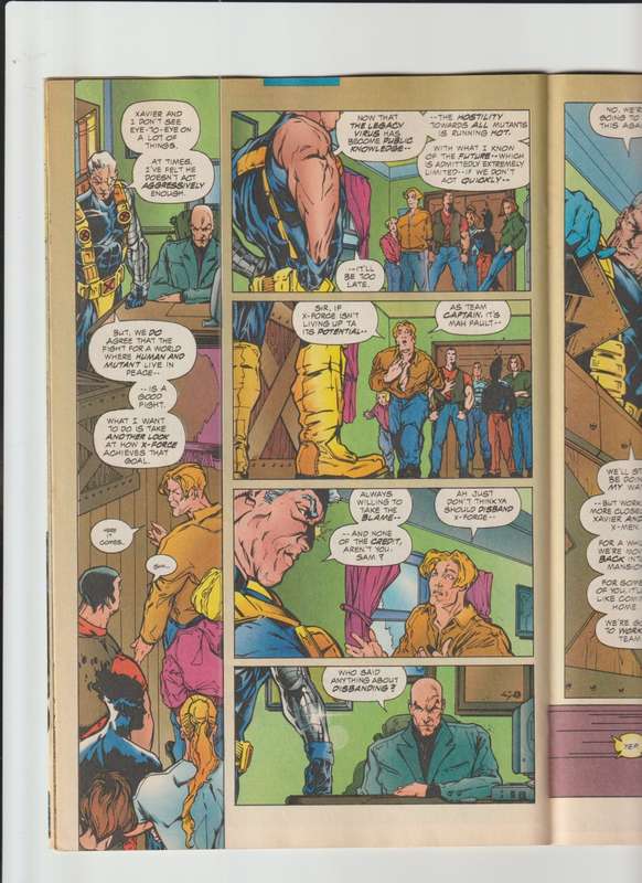 Marvel comics X-Force (1991 1st Series) #44B rare old vintage collectable