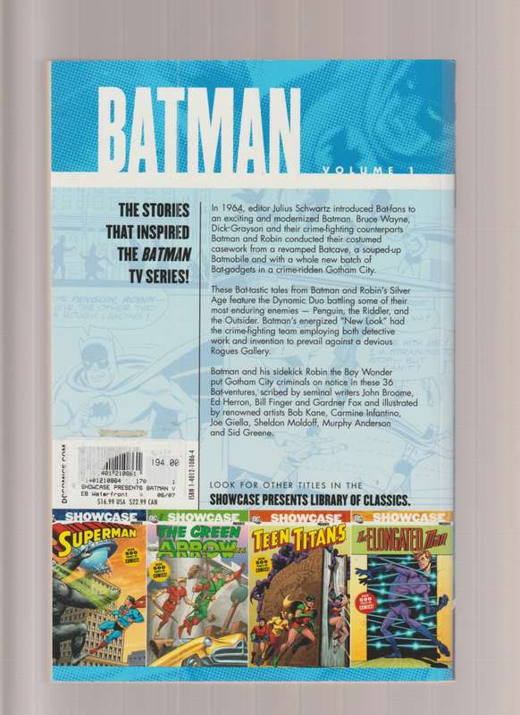 DC comic books Showcase Presents Batman TPB (2006) #1-1ST
