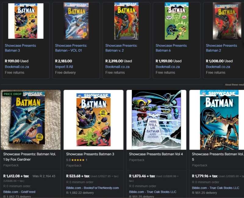 DC comic books Showcase Presents Batman TPB (2006) #1-1ST