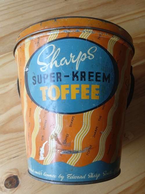 Sharps super-kreem toffee bucket