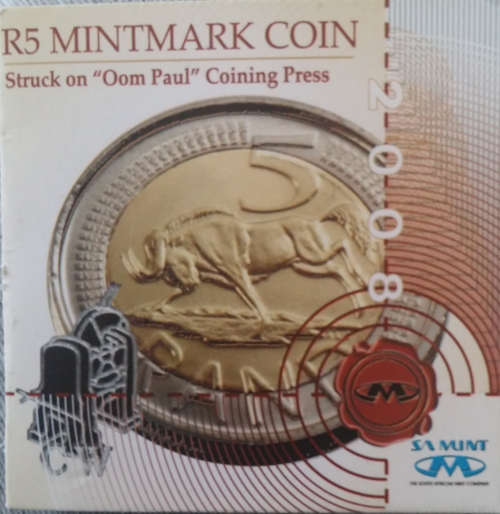 MS 66 2008 Oom Paul R5 coin