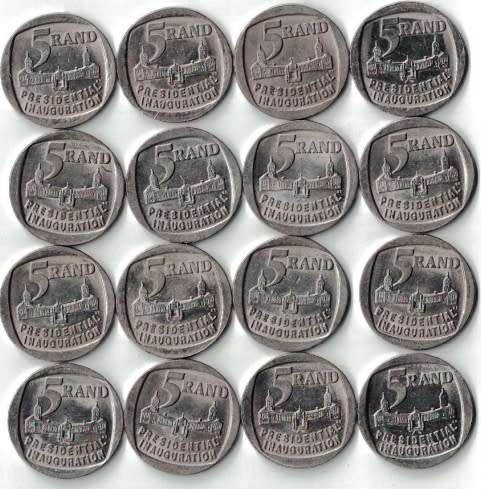 PRESIDENTIAL INAUGURATION R5 COIN'S 1994