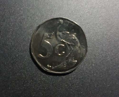 Mint Error wrong planchet 5c coin