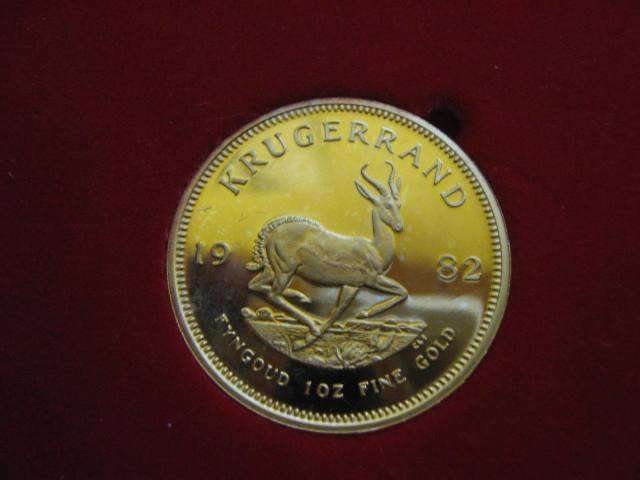 1982 1 Oz KRUGERRAND PROOF IN SAM BOX