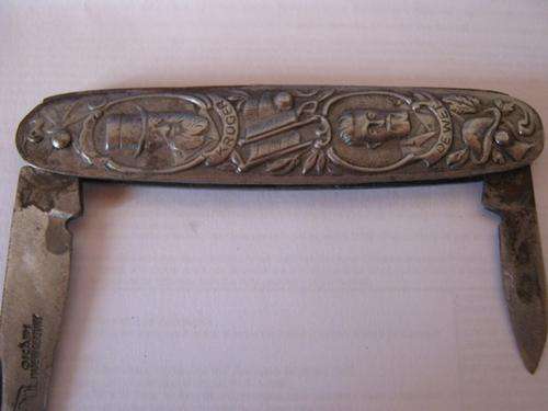 SCARES SILVER KRUGER/DE WET KNIFE WITH OKAPI BLADES