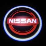 NISSAN RED LASER LOGO 3D LED DOOR GHOST SHADOW PROJECTOR LIGHTS