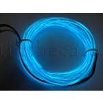 2xMeter Crystal Blue Flexible Neon Light EL Wire Rope with Controller