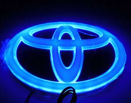 4D CAR LOGO EMBLEM BADGE FOR TOYOTA COROLLA - BLUE