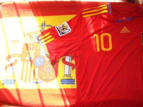 Spain soccer home jersey 2010 CESC FABREGAS