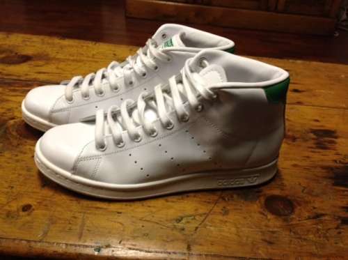 Adidas Stan Smith mid sneakers white size 6
