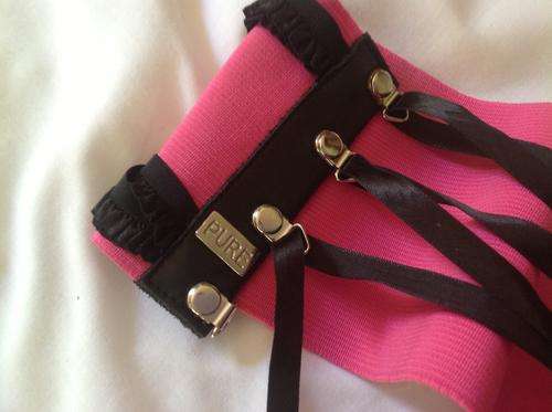 Gothic style corset waistband