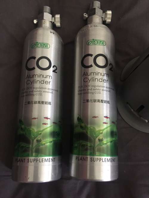 Planter tank - CO2 cylinder abd diffuser