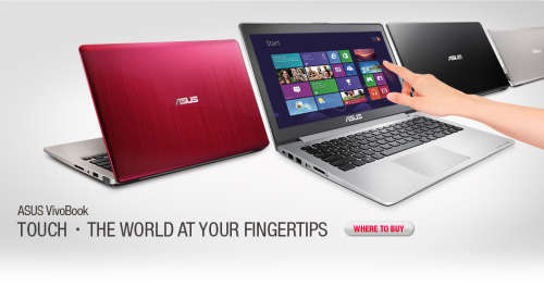 ASUS Vivobook Touchscreen (SSD + 12GB RAM) Laptop