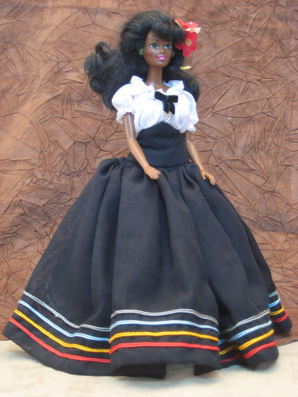 Gypsy Barbie in Black & white