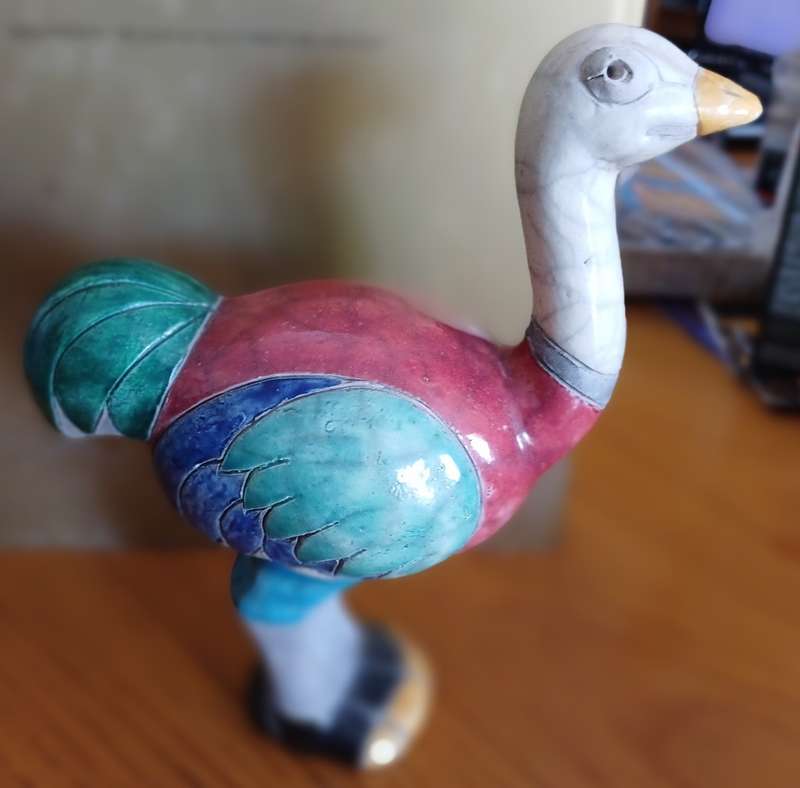 Raku Ostrich