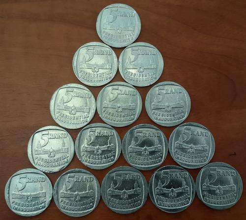 15 x CIRCULATED 1994 PRESIDENTIAL INAUGURATION COINS