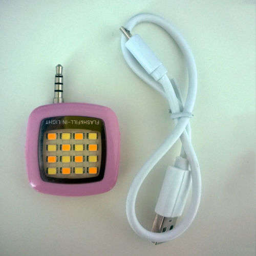 Mini Portable 16 LED Lamp Camera Fill-in Flash Light For Cell Phone Selfie