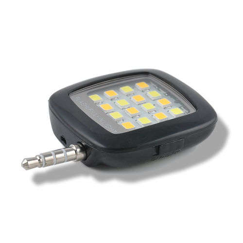 Mini Portable 16 LED Lamp Camera Fill-in Flash Light For Cell Phone Selfie