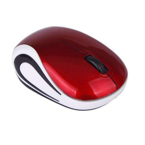 Mini 2.4 GHz Wireless Optical Mouse Mice For PC Laptop Notebook RED