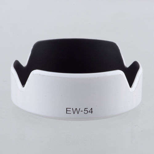 Generic used WHITE Lens Hood for Canon EF-M 18-55 (For CANON EOS M CAMERA ONLY)