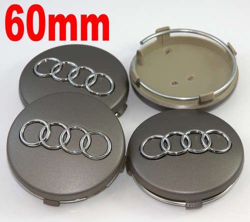 4x Audi A3 A4 S4 A6 S6 A8 TT HUB/WHEEL CENTER CAP CAPS:60mm/55mm