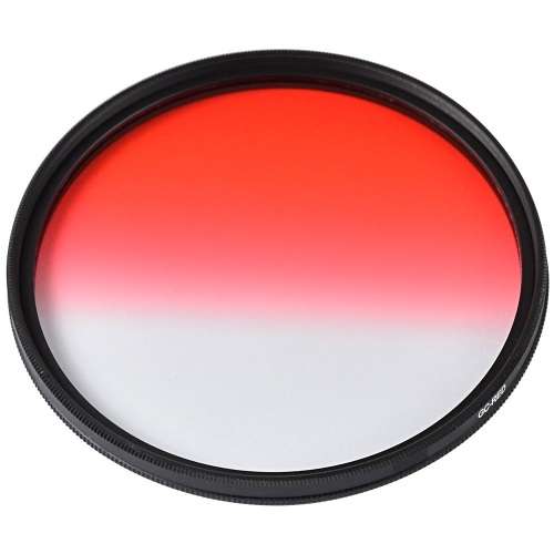 Graduated Red ND Filter - 58mm Filter Thread