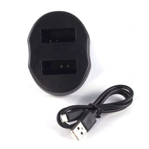 USB Dual Battery Charger for Canon LP-E12 battery