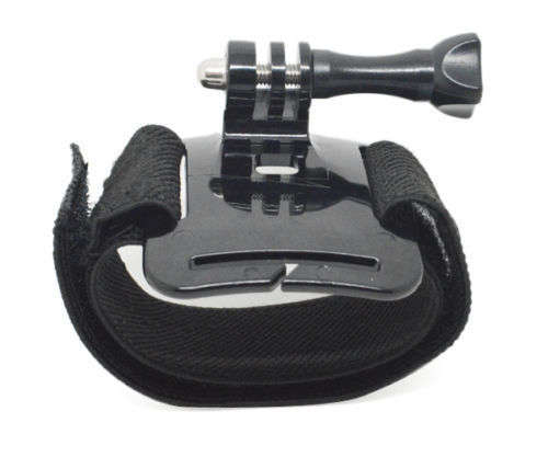 Velcro Wrist Band Strap Belt Mount w/ Screw for GoPro 1 2 3 3+ 4 Action Cam a6