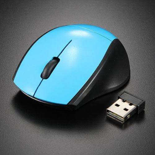 2.4 GHz Wireless Optical Mouse For PC Laptop Small POWDER BLUE