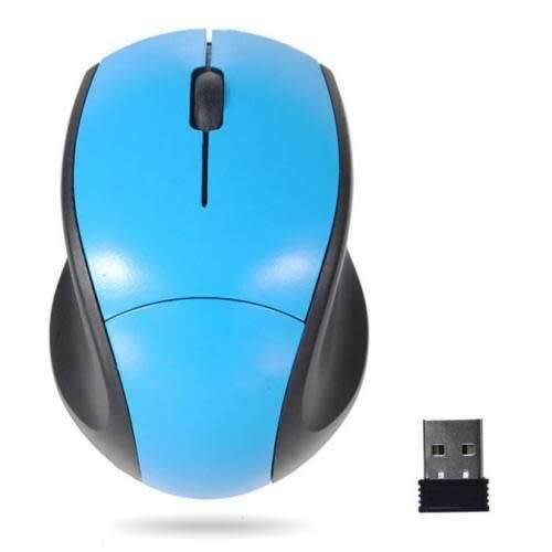2.4 GHz Wireless Optical Mouse For PC Laptop Small POWDER BLUE