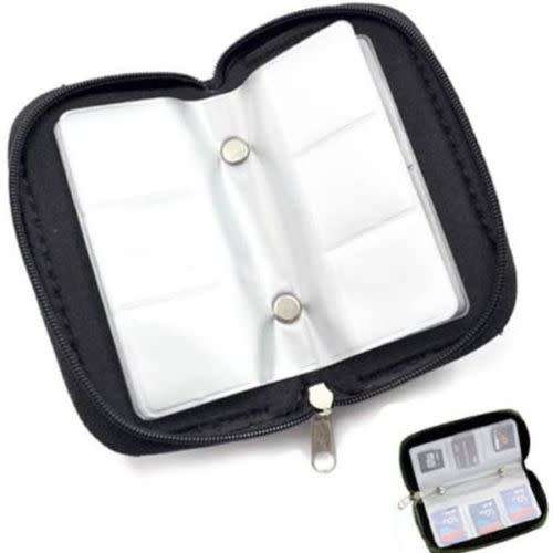 SDHC MMC CF Micro SD Memory Card Storage Case Carrying Pouch Holder Wallet