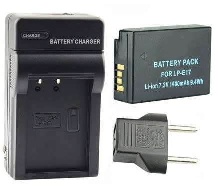 Generic 1040Mah LP-E17 Battery + AC Charger For Canon EOS M3 77D 750D 760D Camera