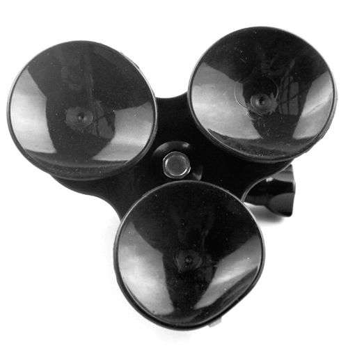 Triple Suction Cup Mount With Screw For GoPro Hero 1 2 3 4 5 SJCAM Sports camera