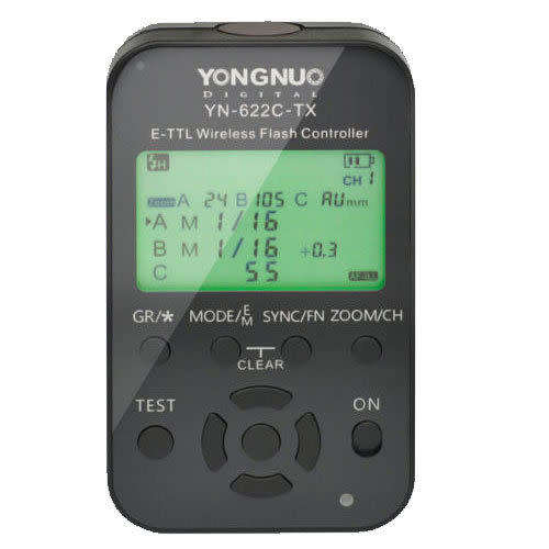 Yongnuo YN-622C-TX YN622 LCD TTL Wireless Flash Controller For Canon