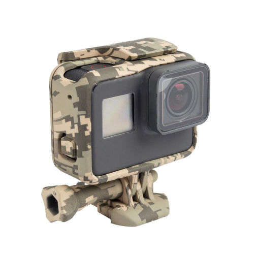 Camouflage Standard Border Frame Protective Housing Cover Case for GoPro Hero 5