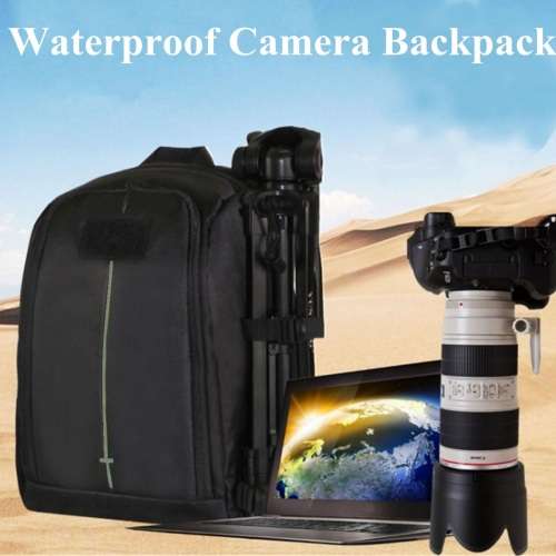 Camera Bag Backpack Waterproof DSLR Case