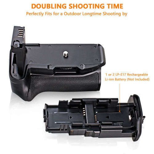 Generic Battery Grip for Canon EOS 800D / 77D / Rebel T7i / Kiss X9i