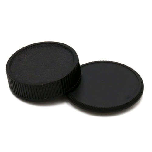 Plastic Front & Rear Cap Cover for M42 Digital Camera Body & Lens