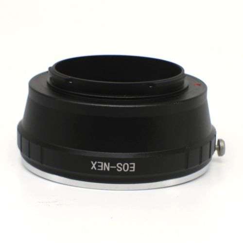Canon EF Lens to Sony E-Mount NEX3 NEX5 Camera Adapter Ring EOS-NEX
