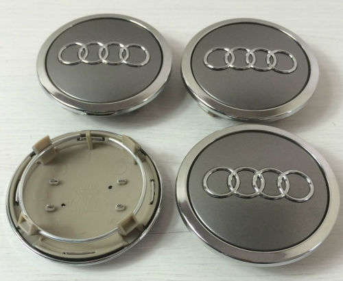 4x Audi A3 A4 S4 A6 S6 A8 TT HUB/WHEEL CENTER CAP CAPS:68mm/56mm