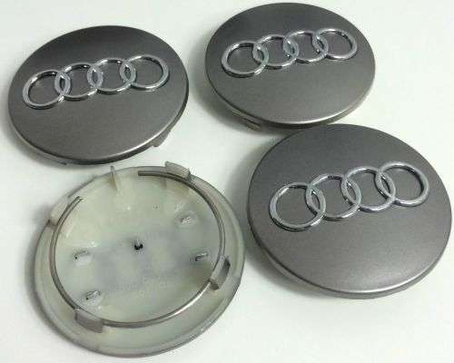 4x Audi A3 A4 S4 A6 S6 A8 TT HUB/WHEEL CENTER CAP CAPS:68mm/56mm