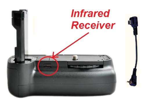 Generic Battery Grip for NIKON D3100 D3200 D3300 (with IR shutter release)
