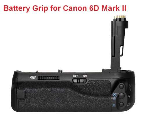Generic Battery Grip for Canon EOS 6D Mark II DSLR Cameras (BG-E21)