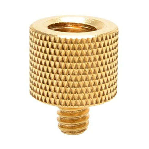 3/8` Female to 1/4` Male Tripod Thread Reducer Screw Adapter Bronze